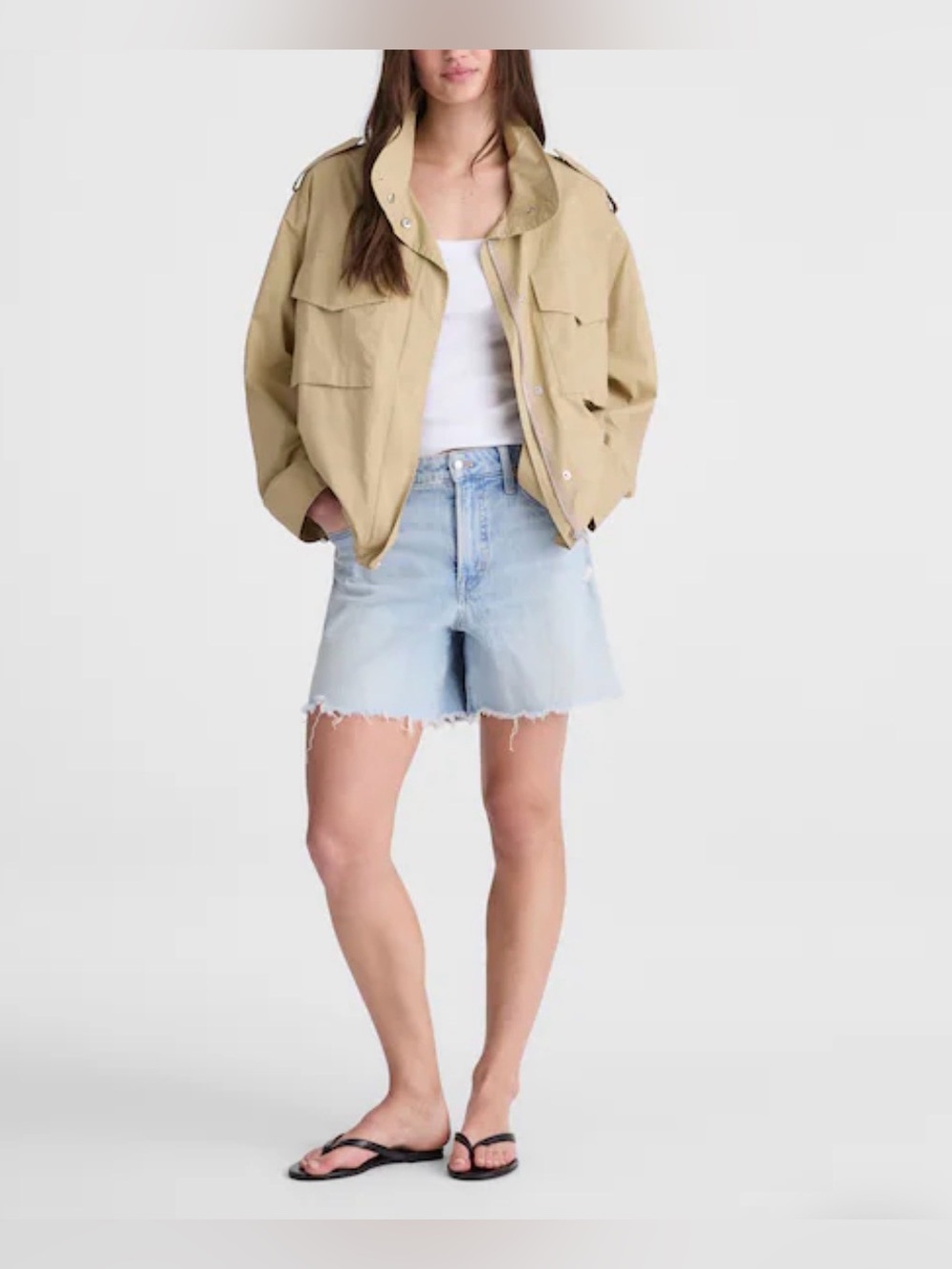 Madewell.Women’s Field Jacket in Washed Poplin.NWT.